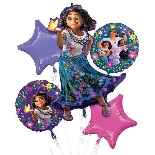 Disney Encanto Mirabel Foil Balloon Bouquet, Helium Inflation not Included, 5 Count